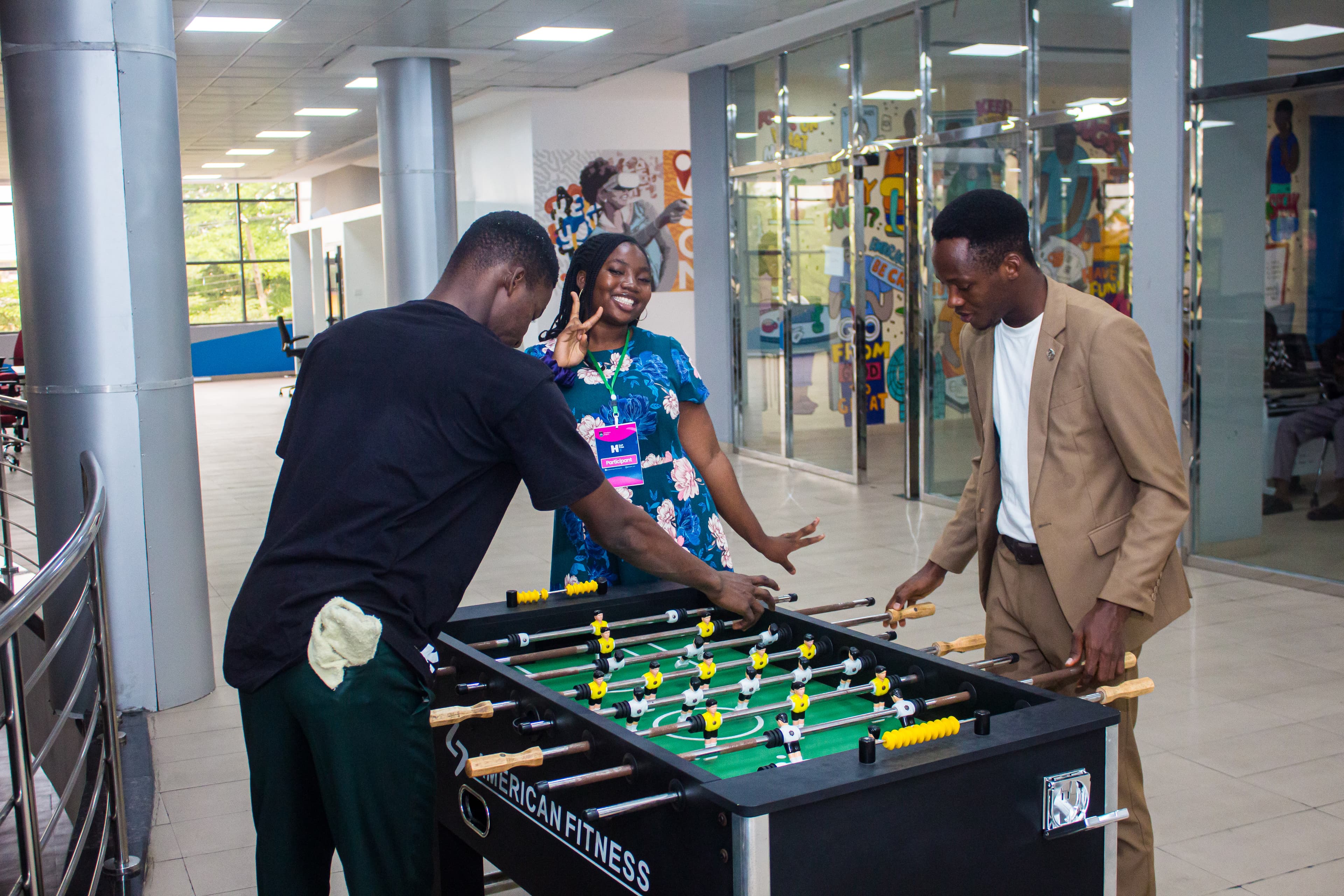 Team collaboration scene